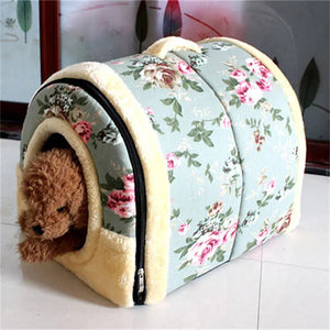 Cozy Pet Haven Kennel — Plush Indoor Sanctuary with Secure, Easy-Clean Design and Charming Patterns - petcareville