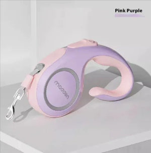 FlexiLock Pet Leash — Smooth Retractable Leash with Reliable Locking Mechanism, Durable ABS & Fabric, 3m & 5m - petcareville