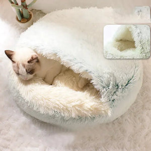 Plush Shell - Shaped Pet Bed