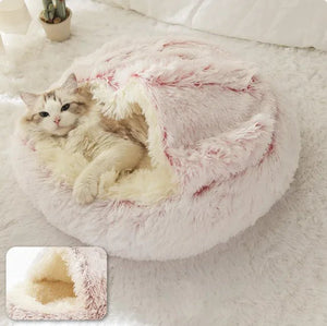 Plush Shell - Shaped Pet Bed