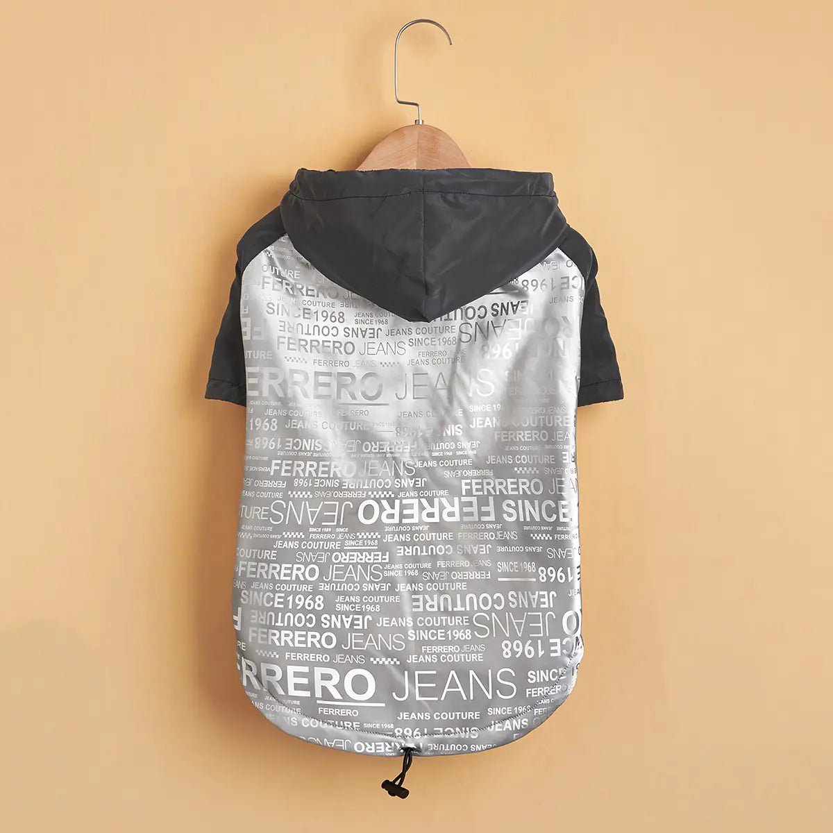 Reflective Dog Raincoat — Trendy Polyester Cotton Jacket with Adjustable Drawstrings and Reflective Details - petcareville