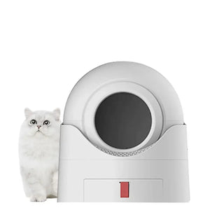 Semi-Automatic Cat Litter Box – Smart, Easy, Odor Control - petcareville