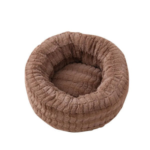 Cozy Winter Nest for Pets — Luxurious PV Fleece Bed for Ultimate Warmth and Comfort - petcareville