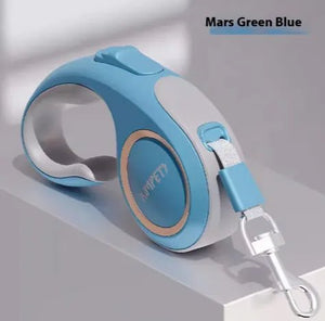 FlexiLock Pet Leash — Smooth Retractable Leash with Reliable Locking Mechanism, Durable ABS & Fabric, 3m & 5m - petcareville