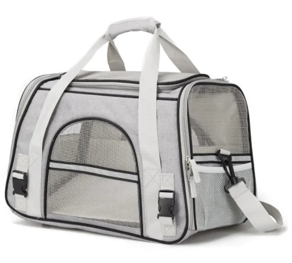 Foldable Pet Backpack — Lightweight, Corduroy Carrier with Breathable Design & Free Summer Mat, Multiple Colors - petcareville