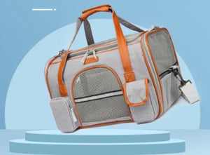 Foldable Pet Backpack — Lightweight, Corduroy Carrier with Breathable Design & Free Summer Mat, Multiple Colors - petcareville