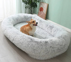 Giant Washable Dog Bed — Extra Large Plush PV Cover, Orthopedic PP Cotton Filling, Durable & Cozy 4XL-6XL Sizes