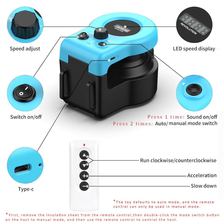 Interactive Remote Cat Toy — Automatic & Manual Feather Mouse Track Game, LCD Display, USB Rechargeable - petcareville