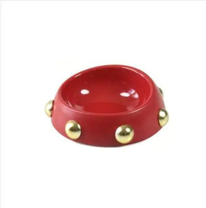 Italian Style Microwave-Safe Pet Bowl – Durable, Anti-Skid, Eco-Friendly & BPA-Free for Dogs and Cats - petcareville