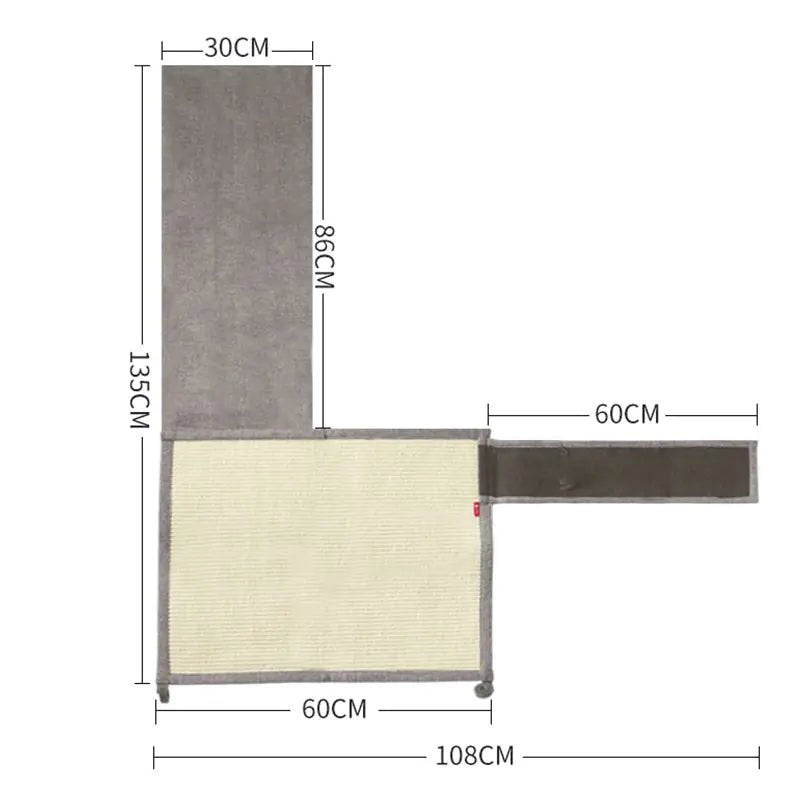 Kitty Fun Scratch Pad & Nail Care – Durable Cat Scratcher for Claw Health and Furniture Protection - petcareville