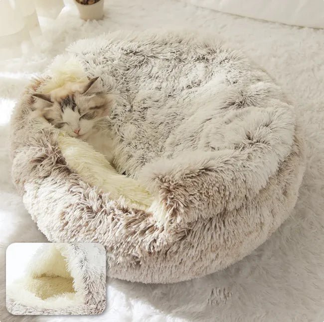 Plush Shell - Shaped Pet Bed