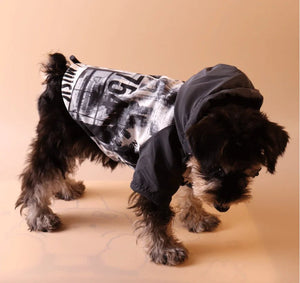 Reflective Dog Raincoat — Trendy Polyester Cotton Jacket with Adjustable Drawstrings and Reflective Details - petcareville