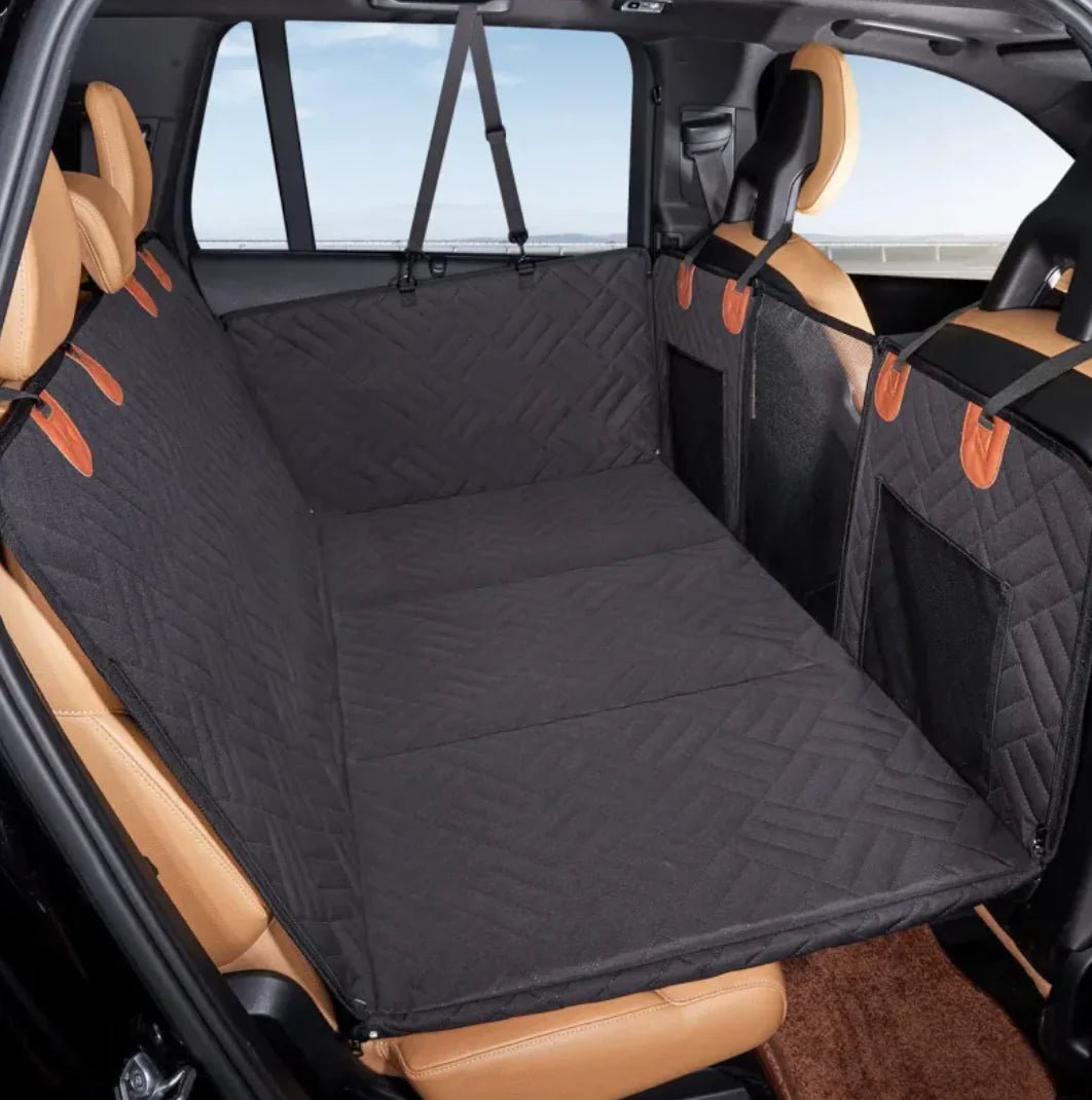 Ride-Ready Waterproof Pet Car Bed — Durable, Easy-Clean Travel Cushion for Dogs - petcareville